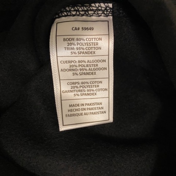 Mitchell & Ness Vancouver Grizzlies Classic Logo Black Hoodie Size S NWT - Picture 8 of 9